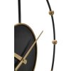 Mauro Ferretti wandklok pearl Ø61x4,5 cm zwartgoud