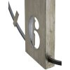 Mauro Ferretti wandklok zilver Ø 61x4,5 cm zilver zwart