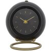 Mauro Ferretti tafelklok bal 16x13x19 cm zwart goud