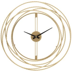 Mauro Ferretti wandklok goud strepen Ø 50x4 cm goud