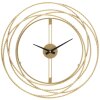 Mauro Ferretti wandklok goud strepen Ø 50x4 cm goud