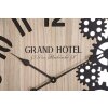 Mauro Ferretti wandklok Grand Ø 60x4,5 cm zwart bruin
