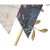 Mauro Ferretti wandklok driehoek 75x4,5x59 cm veelkleurig
