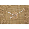 Mauro Ferretti wandklok Boho Ø 60x4,5 cm naturel gekleurd wit