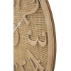 Mauro Ferretti wandklok Boho Ø 60x4,5 cm naturel gekleurd wit