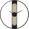 Mauro Ferretti wandklok Ribby Ø60x5 cm zwart crème