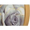 Mauro Ferretti wandklok glas roos Ø 60x5 cm veelkleurig