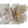 Mauro Ferretti wandklok bloemen 64x8x64 cm wit grijs