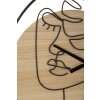 Mauro Ferretti wandklok Elegant Ø 60x2 cm bruin zwart