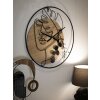 Mauro Ferretti wandklok Elegant Ø 60x2 cm bruin zwart