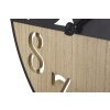 Mauro Ferretti wandklok palmboom Ø 60x2,5 cm zwart bruin