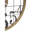 Mauro Ferretti wandklok cijfers Ø 60x2,5 cm zwart bruin