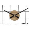 Mauro Ferretti wandklok cijfers Ø 60x2,5 cm zwart bruin