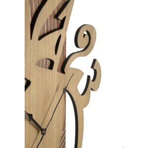 Mauro Ferretti wandklok Wolly 70x4,4x93 cm naturel