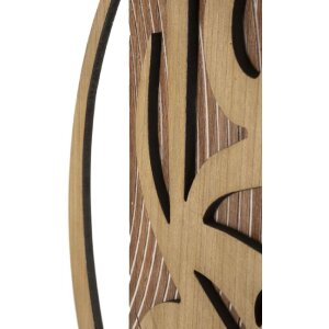 Mauro Ferretti wandklok Wolly 70x4,4x93 cm naturel
