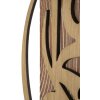 Mauro Ferretti wandklok Wolly 70x4,4x93 cm naturel