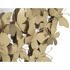 Mauro Ferretti wandspiegel ovaal vlinder 59x3x89,5 cm goud