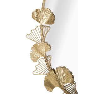 Mauro Ferretti wandspiegel blad 61,5x3x78 cm goud