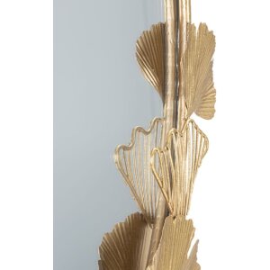 Mauro Ferretti wandspiegel blad 61,5x3x78 cm goud