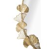 Mauro Ferretti wandspiegel blad 61,5x3x78 cm goud