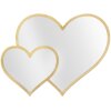 Mauro Ferretti wandspiegel dubbel hart 65x2x50 cm goud