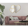 Mauro Ferretti wandspiegel dubbel hart 65x2x50 cm goud