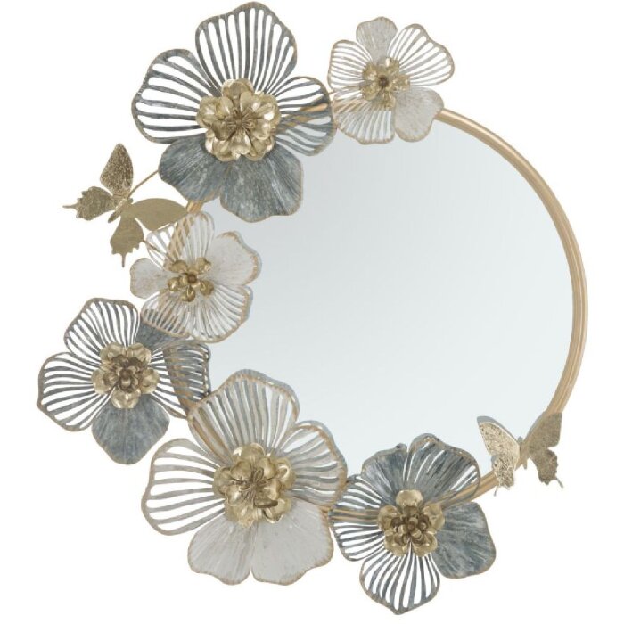 Mauro Ferretti wandspiegel Amy 63x6,4x70,5 cm veelkleurig