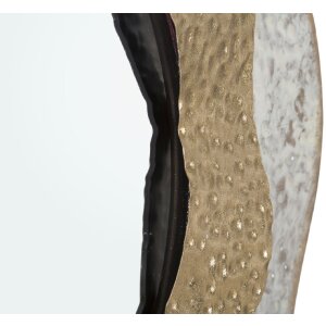 Mauro Ferretti wandspiegel Shai Light Ø 54,5x4,5 cm goud crème