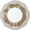 Mauro Ferretti wandspiegel Shai Light Ø 54,5x4,5 cm goud crème