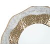 Mauro Ferretti wandspiegel Shai Light Ø 54,5x4,5 cm goud crème