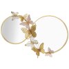 Mauro Ferretti wandspiegel Double Farfalle Rosa 81x3x52,5 cm goud roze