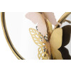 Mauro Ferretti wandspiegel Double Farfalle Rosa 81x3x52,5 cm goud roze
