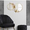 Mauro Ferretti wandspiegel Double Farfalle Rosa 81x3x52,5 cm goud roze
