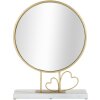 Mauro Ferretti tafelspiegel hart 30x9x39,5 cm goud marmer