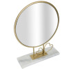 Mauro Ferretti tafelspiegel hart 30x9x39,5 cm goud marmer