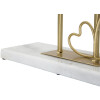 Mauro Ferretti tafelspiegel hart 30x9x39,5 cm goud marmer