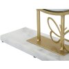Mauro Ferretti tafelspiegel vlinder 30x9x39,5 cm goud marmer