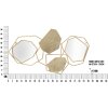 Mauro Ferretti wandspiegel stone 91x4x52 cm goud