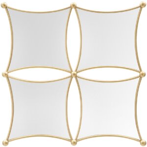 Mauro Ferretti wandspiegel Jalo 68x3,5x68 cm goud