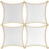 Mauro Ferretti wandspiegel Jalo 68x3,5x68 cm goud