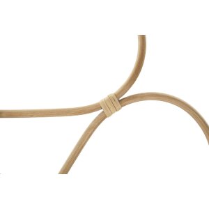 Mauro Ferretti wandspiegel Almeria Ø 65,5x3 cm bruin