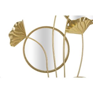 Mauro Ferretti wandspiegel triple flow 65x8x88 cm goud