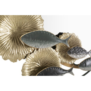 Mauro Ferretti wandspiegel vis 88,9x7,6x65,4 cm veelkleurig