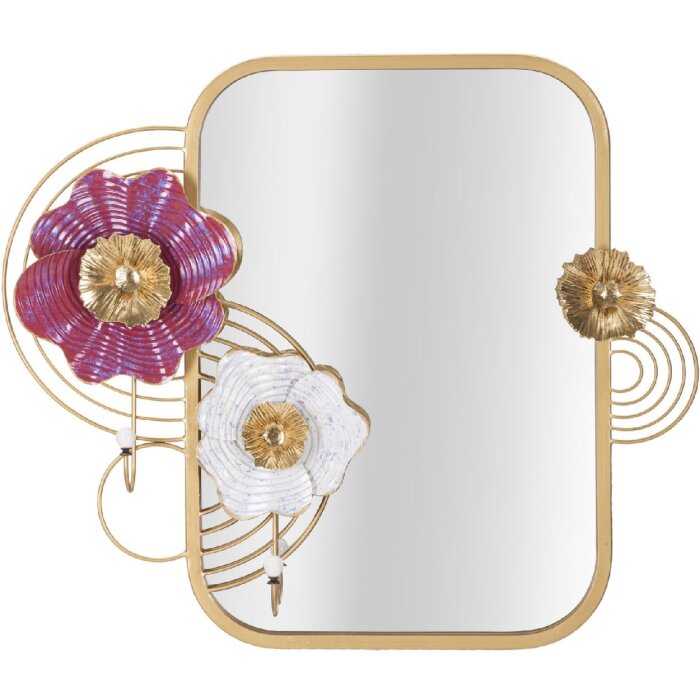Mauro Ferretti wandspiegel Lovis 75x9,5x64,1 cm goud