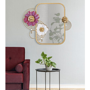 Mauro Ferretti wandspiegel Lovis 75x9,5x64,1 cm goud