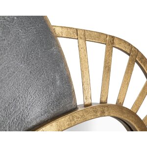 Mauro Ferretti wandspiegel Art 55,9x5,7x90,8 cm grijs goud