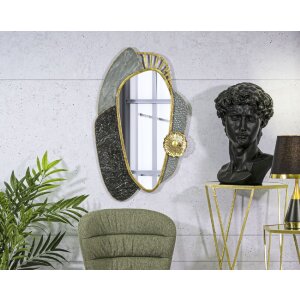 Mauro Ferretti wandspiegel Art 55,9x5,7x90,8 cm grijs goud