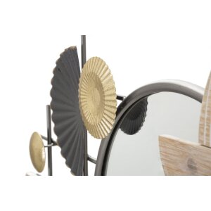 Mauro Ferretti Wandspiegel abstract 90,2x5,1x50,2 cm veelkleurig