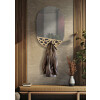 Mauro Ferretti wandspiegel Carv 60x5,3x90 cm naturel zwart