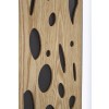 Mauro Ferretti wandspiegel Terry 60x1x90 cm naturel zwart